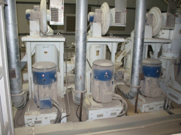 上海農(nóng)場(chǎng)日產(chǎn)200噸大米成套設(shè)備用戶(hù)生產(chǎn)現(xiàn)場(chǎng)(圖)